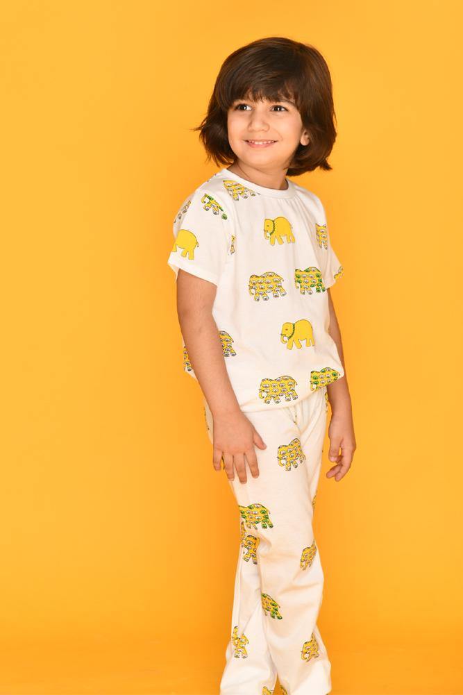 ELEPHANT BOYS PYJAMA SET - Anthrilo