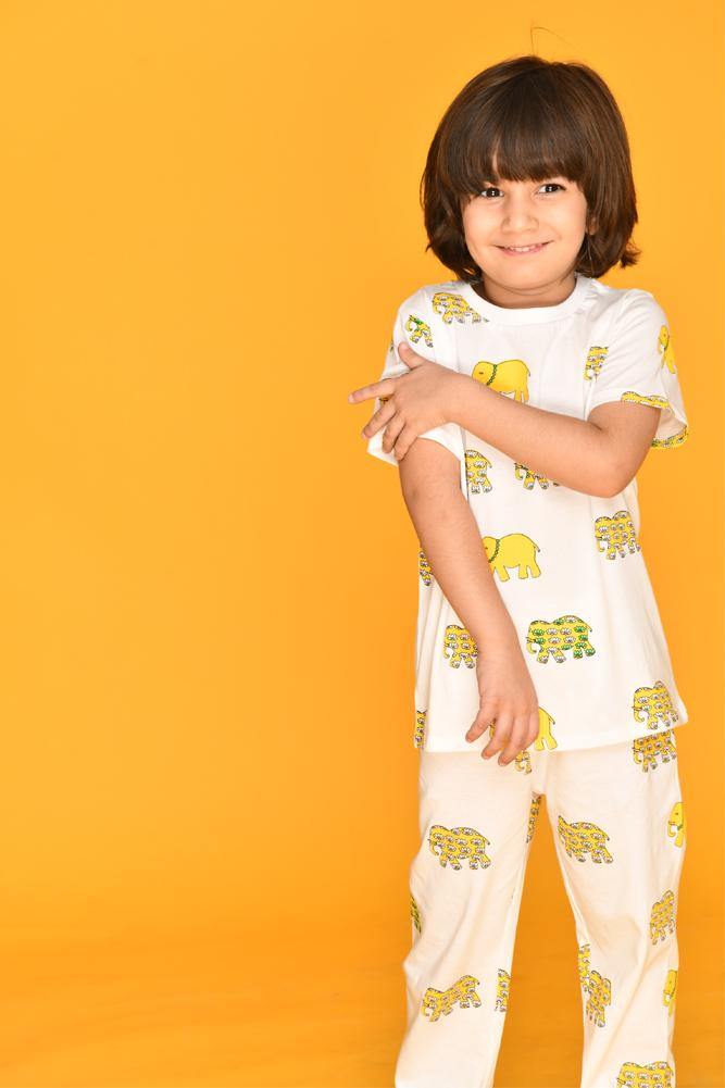 ELEPHANT BOYS PYJAMA SET - Anthrilo
