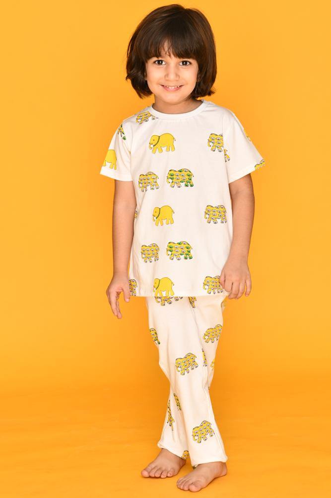 ELEPHANT BOYS PYJAMA SET - Anthrilo