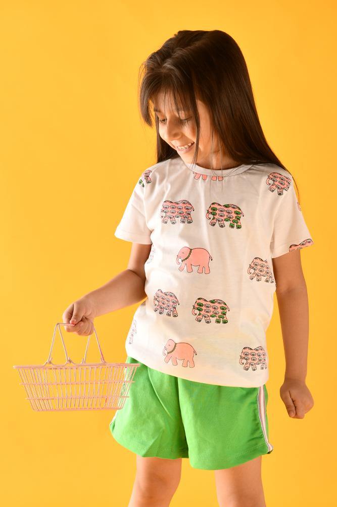 ELEPHANT GIRLS T-SHIRT - Anthrilo