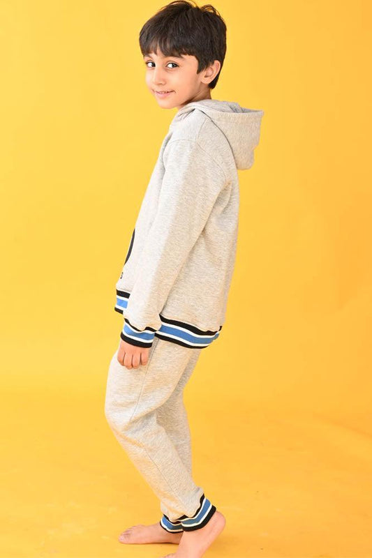 NO LIMITS HOODIE GREY JOGGER SET - GREY - Anthrilo Design House