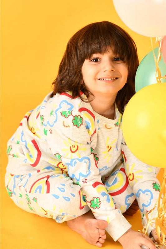 RAINBOW RAIN SWEATSHIRT (FLEECE) - Anthrilo