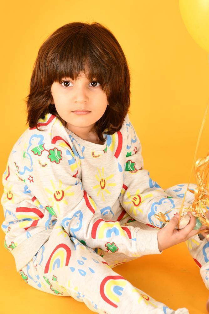 RAINBOW RAIN SWEATSHIRT (FLEECE) - Anthrilo