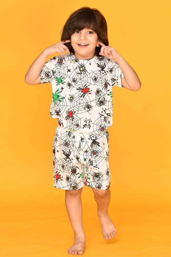 SPIDER BOYS PYJAMA SET - Anthrilo