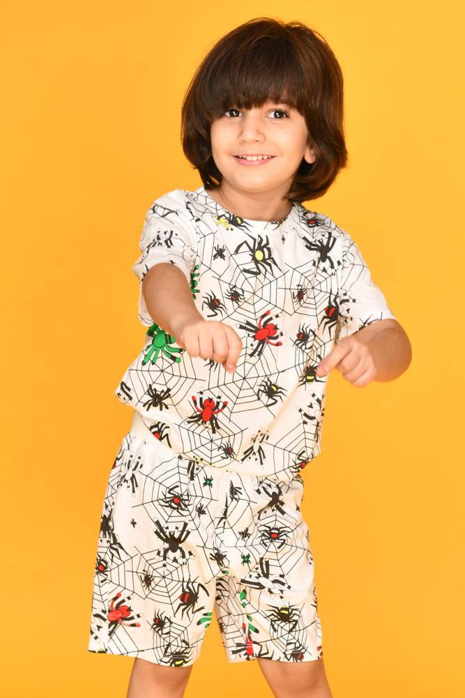 SPIDER BOYS PYJAMA SET - Anthrilo