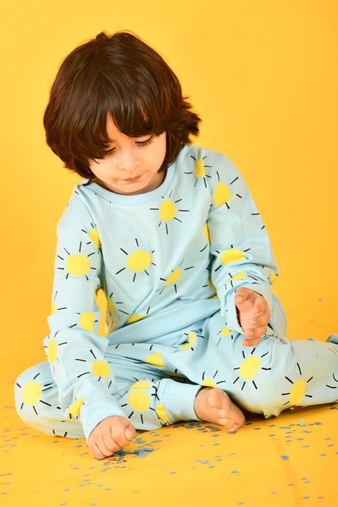 SUN SKY BOYS SWEATSHIRT JOGGER SET - Anthrilo