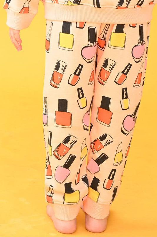 NAIL PAINT JOGGER (FLEECE) - Anthrilo Design House