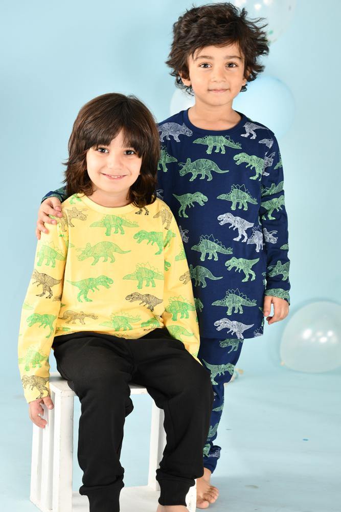 DINOSAUR YELLOW T-SHIRT - Anthrilo