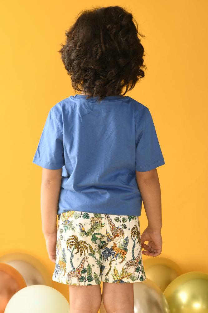 I DIDNT MOM SHORT SLEEVES T SHIRT - BLUE - Anthrilo Design House