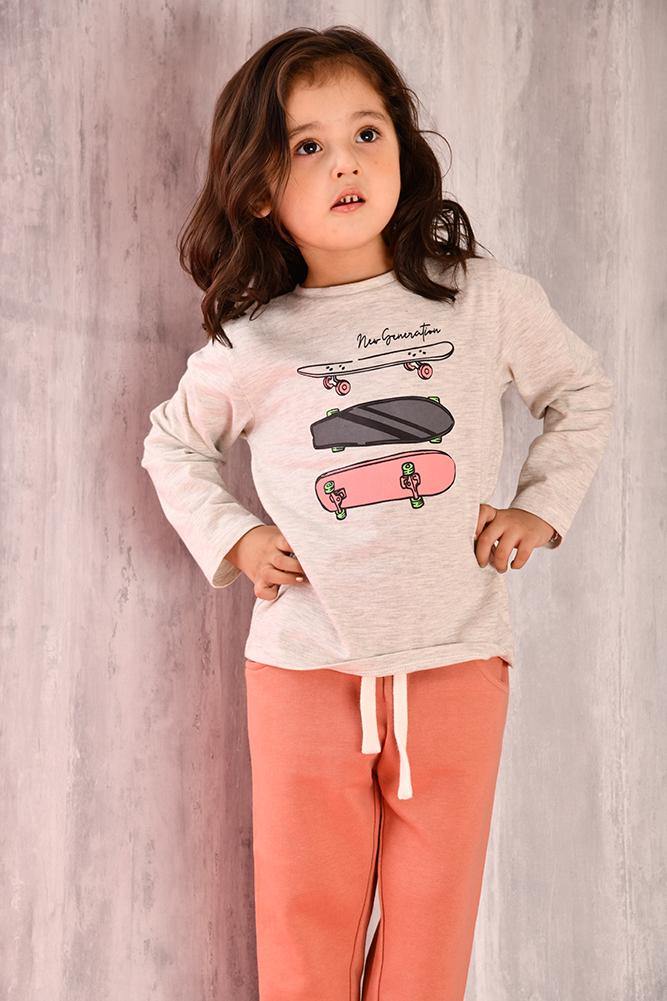 BOW SWEATSHIRT AND JOGGER SET