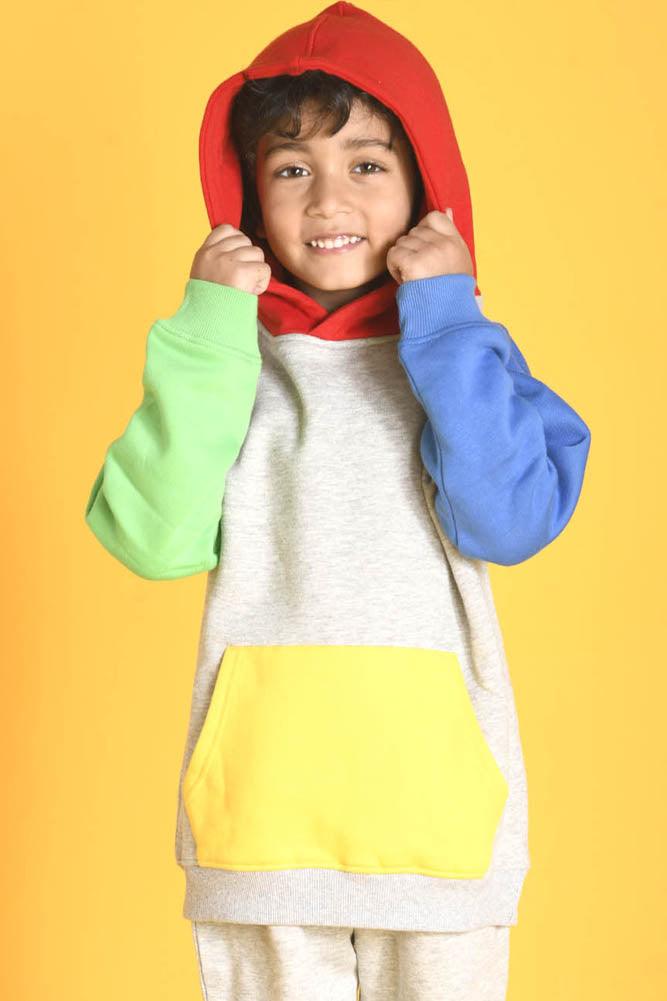 BRAZIL FLEECE HOODIE JOGGER SET - GREY - Anthrilo Design House