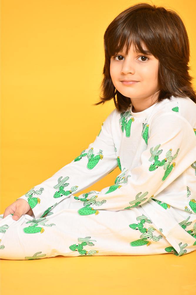 CACTUS BOYS PYJAMA SET (LONG SLEEVES) - Anthrilo