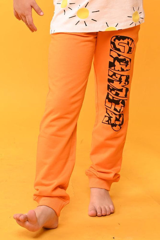 GAMER ORANGE BOYS JOGGER - ORANGE - Anthrilo India