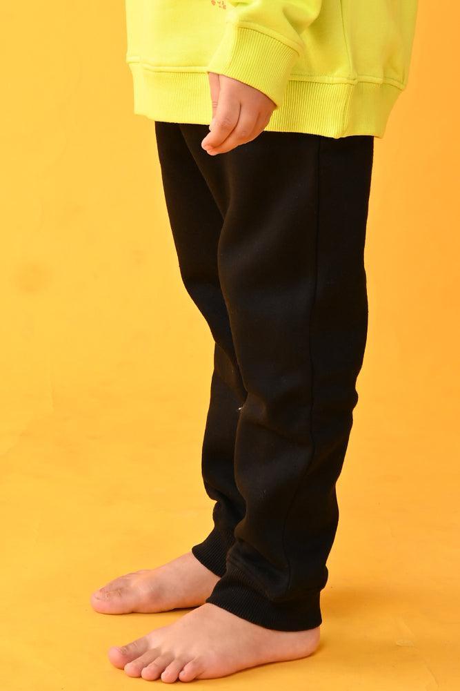 BLACK FLEECE WARM BOYS JOGGER - BLACK - Anthrilo Design House