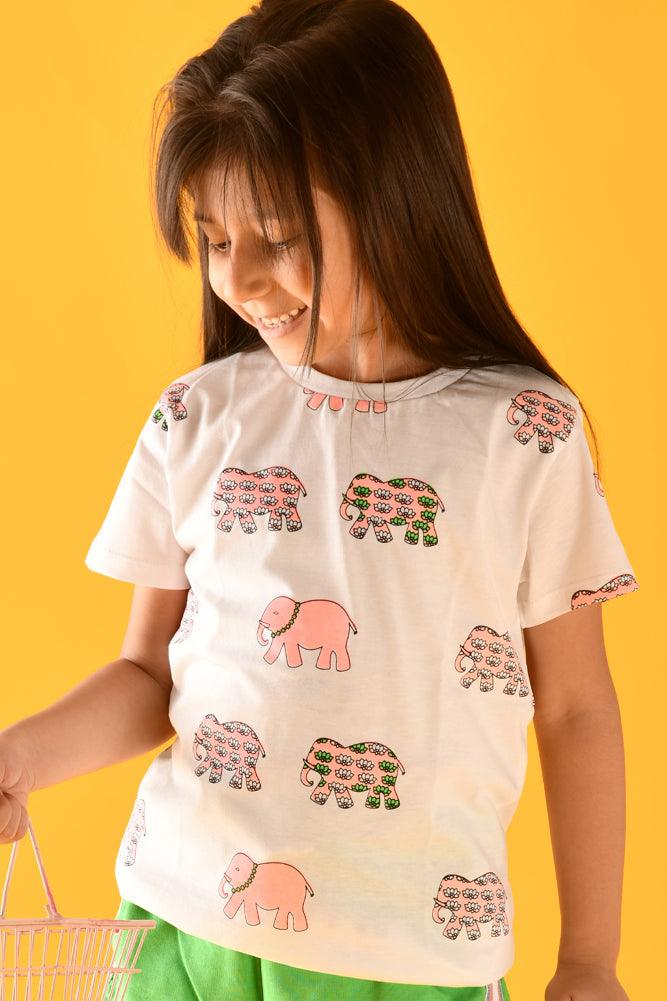 ELEPHANT GIRLS T-SHIRT - Anthrilo Design House