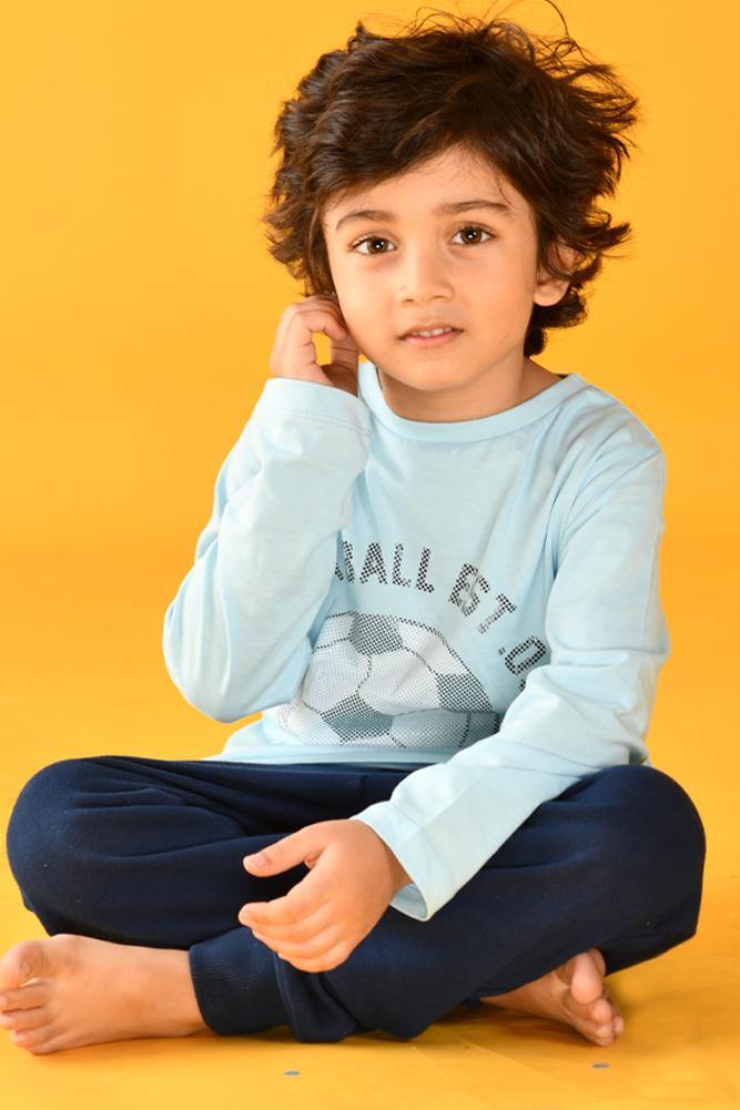 FOOTBALL SKY BOYS T-SHIRT - Anthrilo