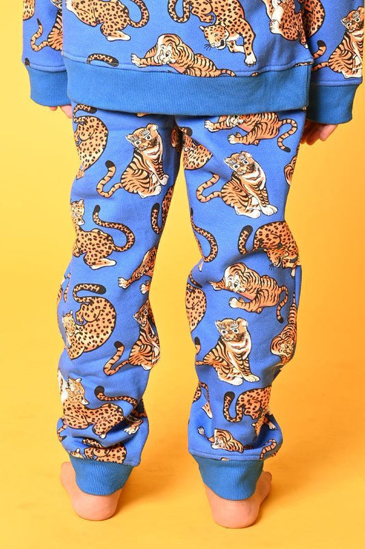 TIGER FLEECE BOYS JOGGER - BLUE - Anthrilo Design House