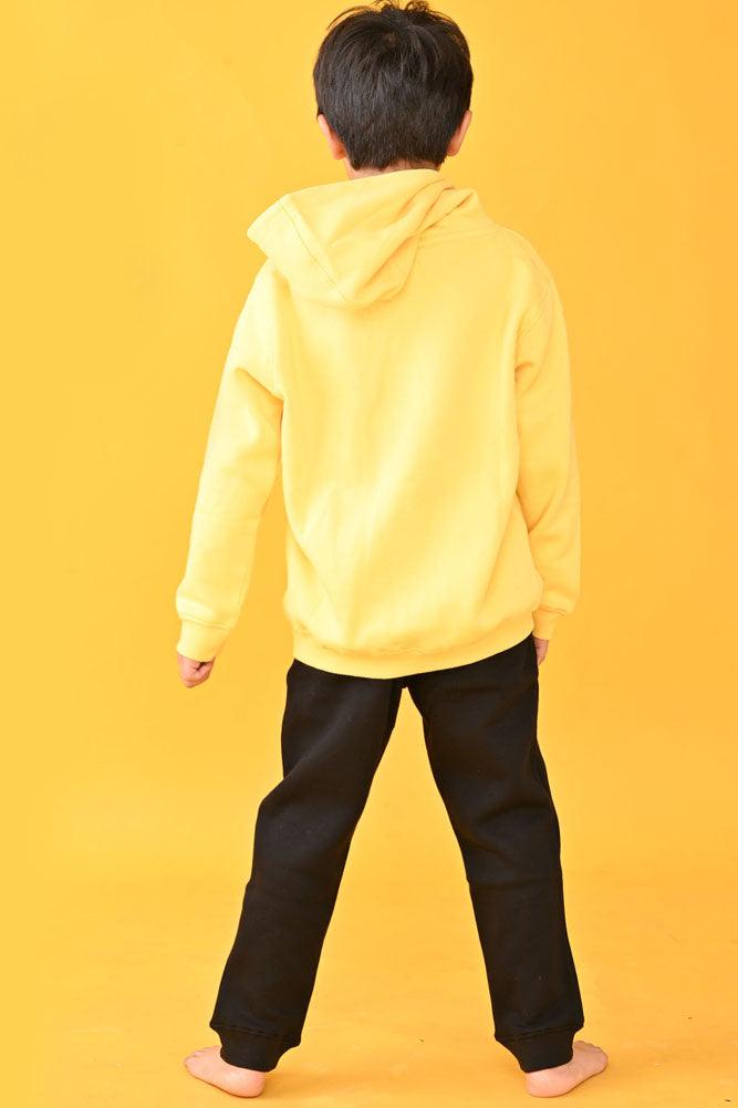 SHARK HOODIE BLACK JOGGER SET - YELLOW/BLACK - Anthrilo Design House