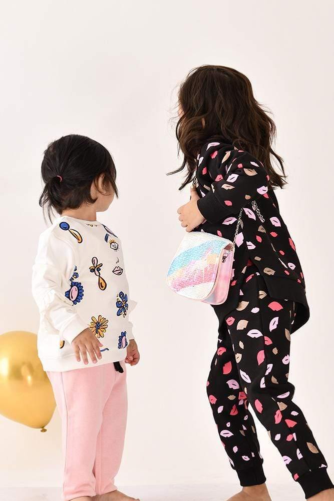 LIPS PRINT JOGGING TROUSERS