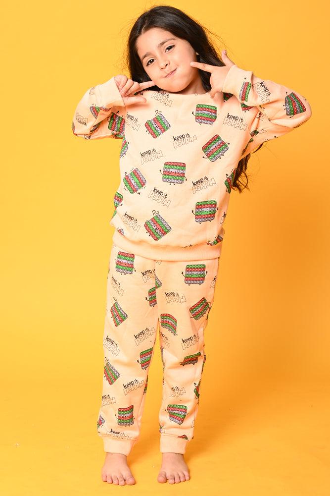 POP IT GIRLS JOGGER (FLEECE) - Anthrilo Design House