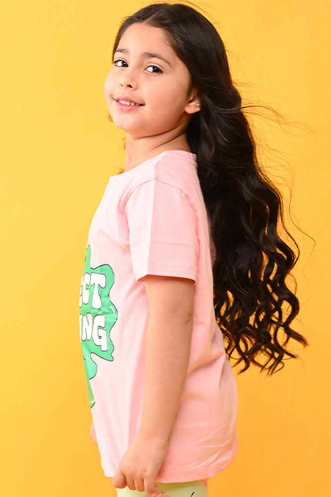PERFECT IS BORING SHORT SLEEVES T-SHIRT - PINK - Anthrilo India