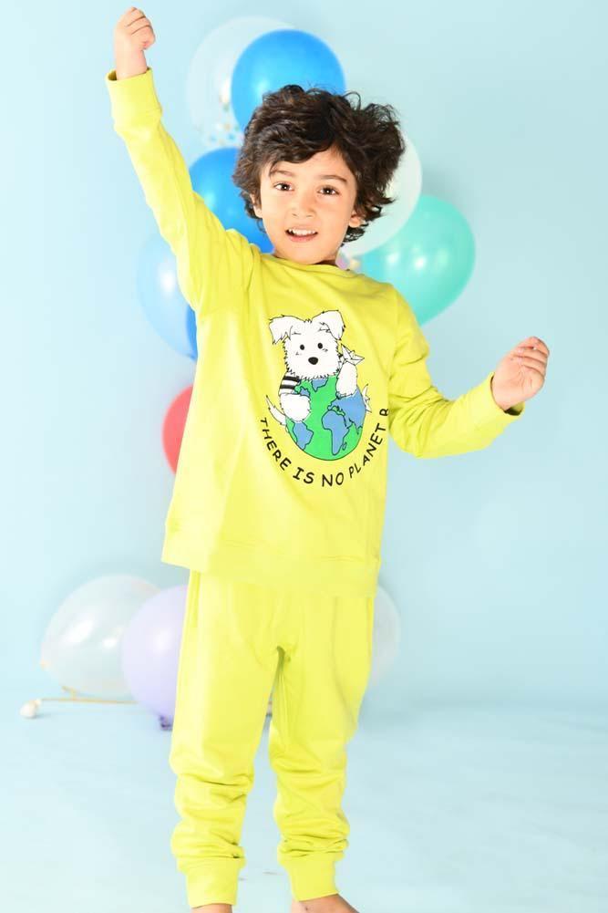 PLANET B BOYS SWEATSHIRT (FLEECE) - Anthrilo