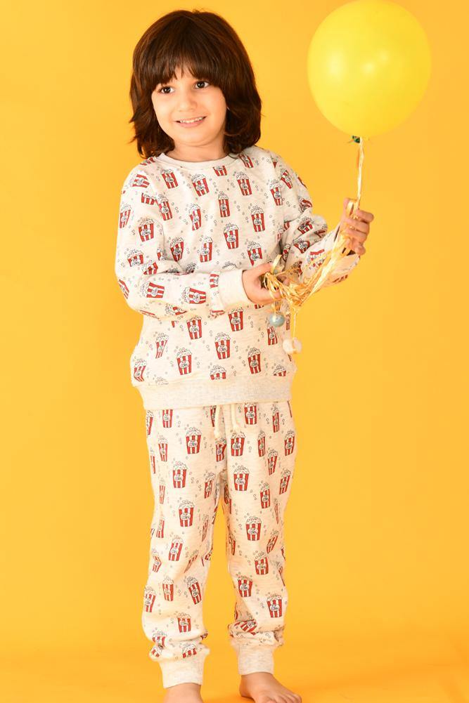 POPCORN SWEATSHIRT JOGGER SET (TERRY) - Anthrilo
