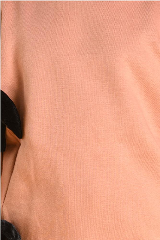 SAND BOW FLEECE SWEATSHIRT JOGGER SET - SAND - Anthrilo Design House