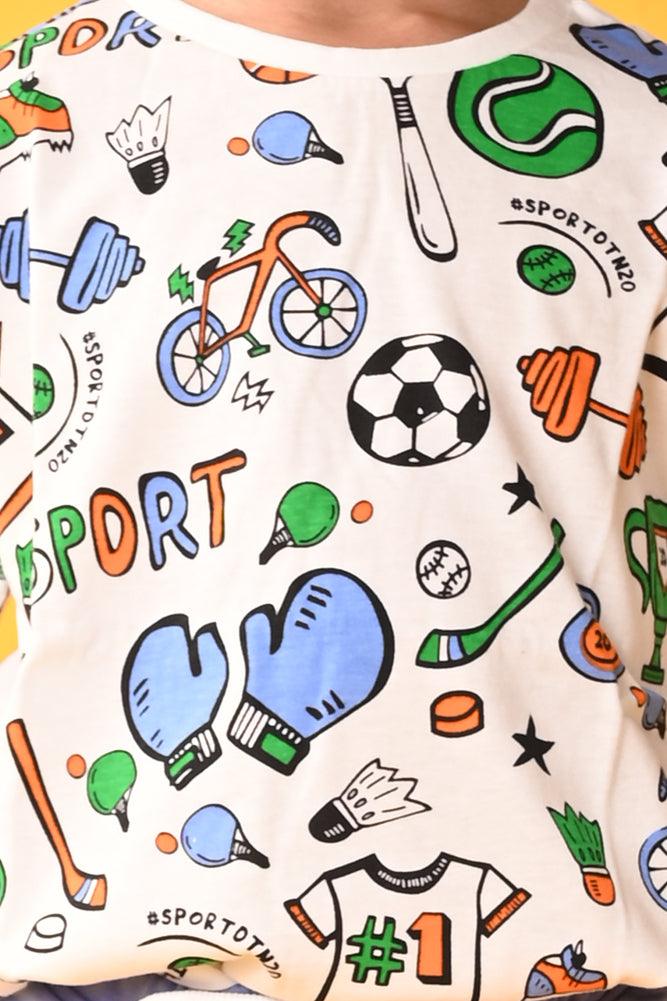 SPORTS LIME SHORTS SET - WHITE/LIME - Anthrilo India