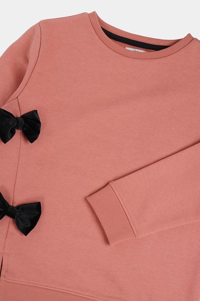 SWEATSHIRT WITH BOWS