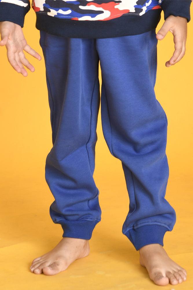 ROYAL FLEECE WARM BOYS JOGGER - ROYAL - Anthrilo Design House