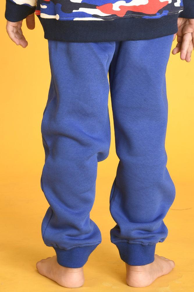 ROYAL FLEECE WARM BOYS JOGGER - ROYAL - Anthrilo Design House