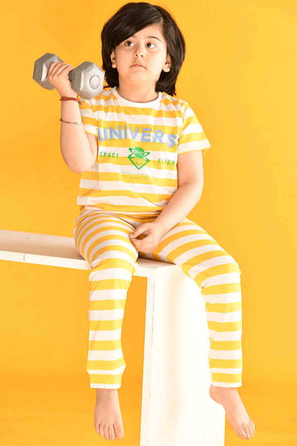 UNIVERSE STRIPED PYJAMA SET