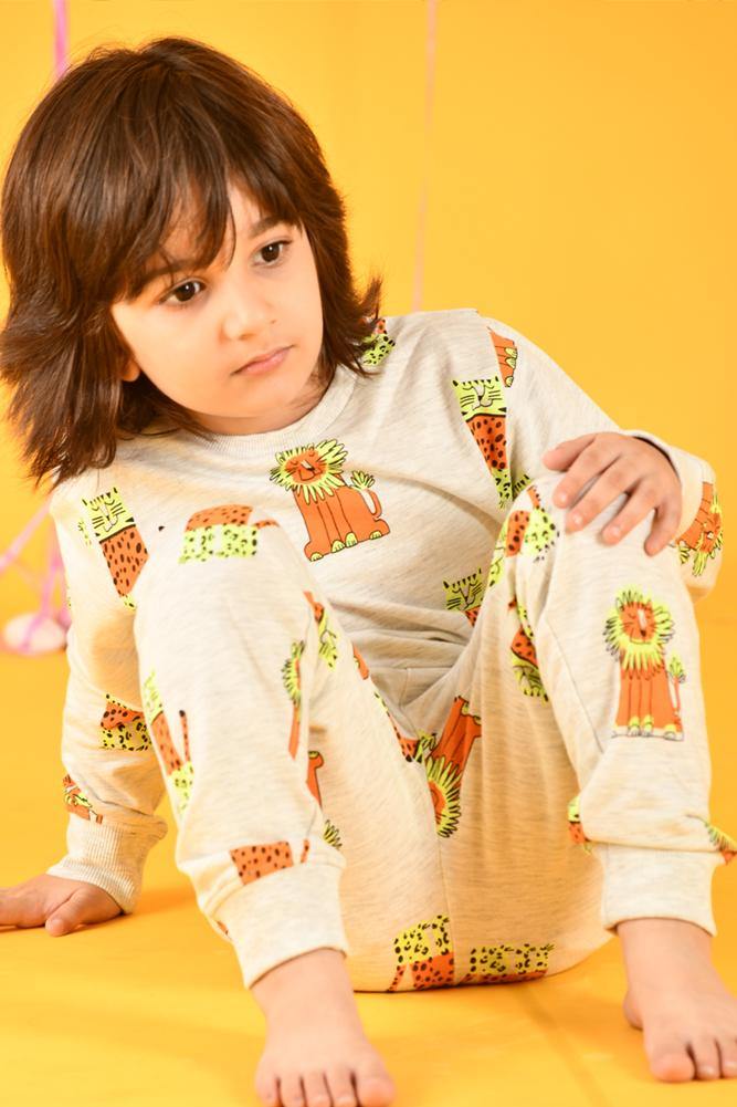 WILD CATS BOYS SWEATSHIRT. (TERRY) - Anthrilo