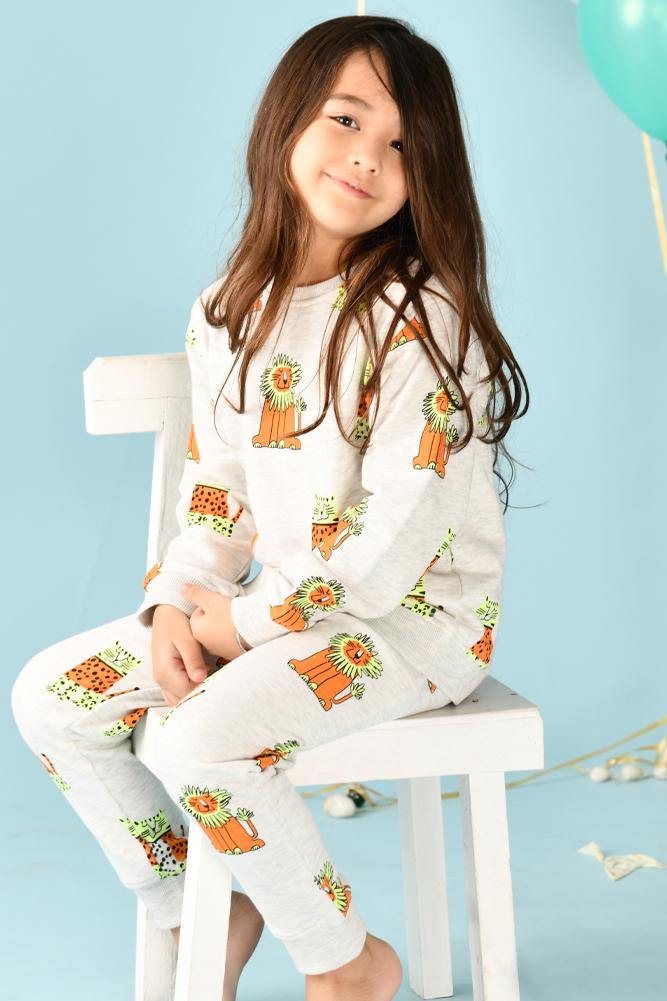 WILD CATS GIRLS JOGGER (TERRY) - Anthrilo