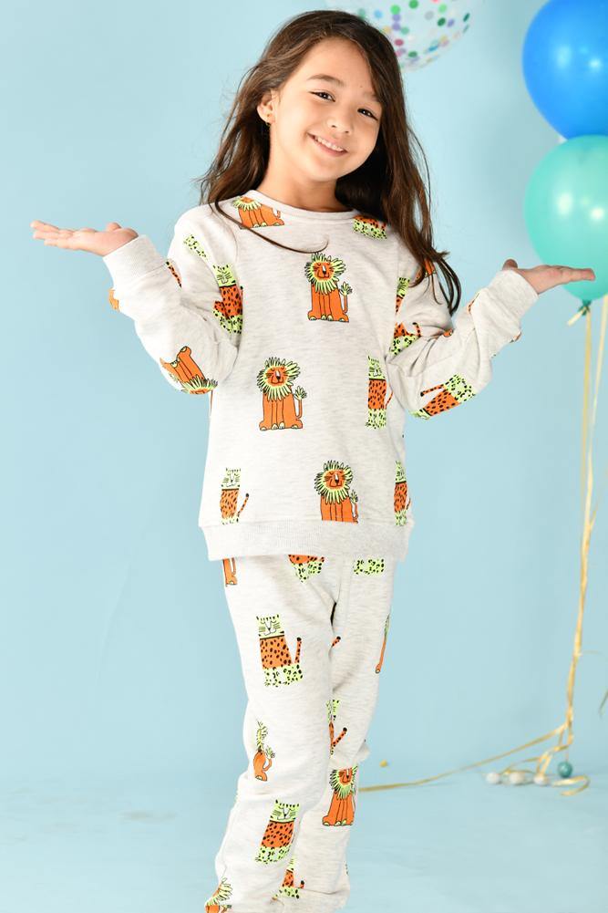 WILD CATS GIRLS JOGGER (TERRY) - Anthrilo
