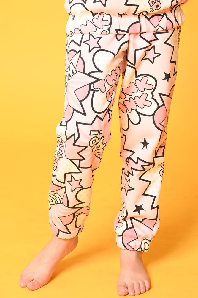 THINK PINK FLEECE JOGGER - PINK - Anthrilo Design House