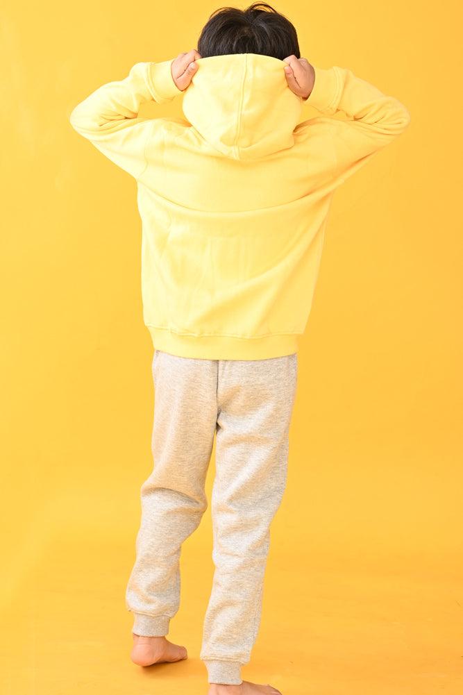 SHARK HOODIE GREY JOGGER SET - YELLOW/GREY - Anthrilo Design House