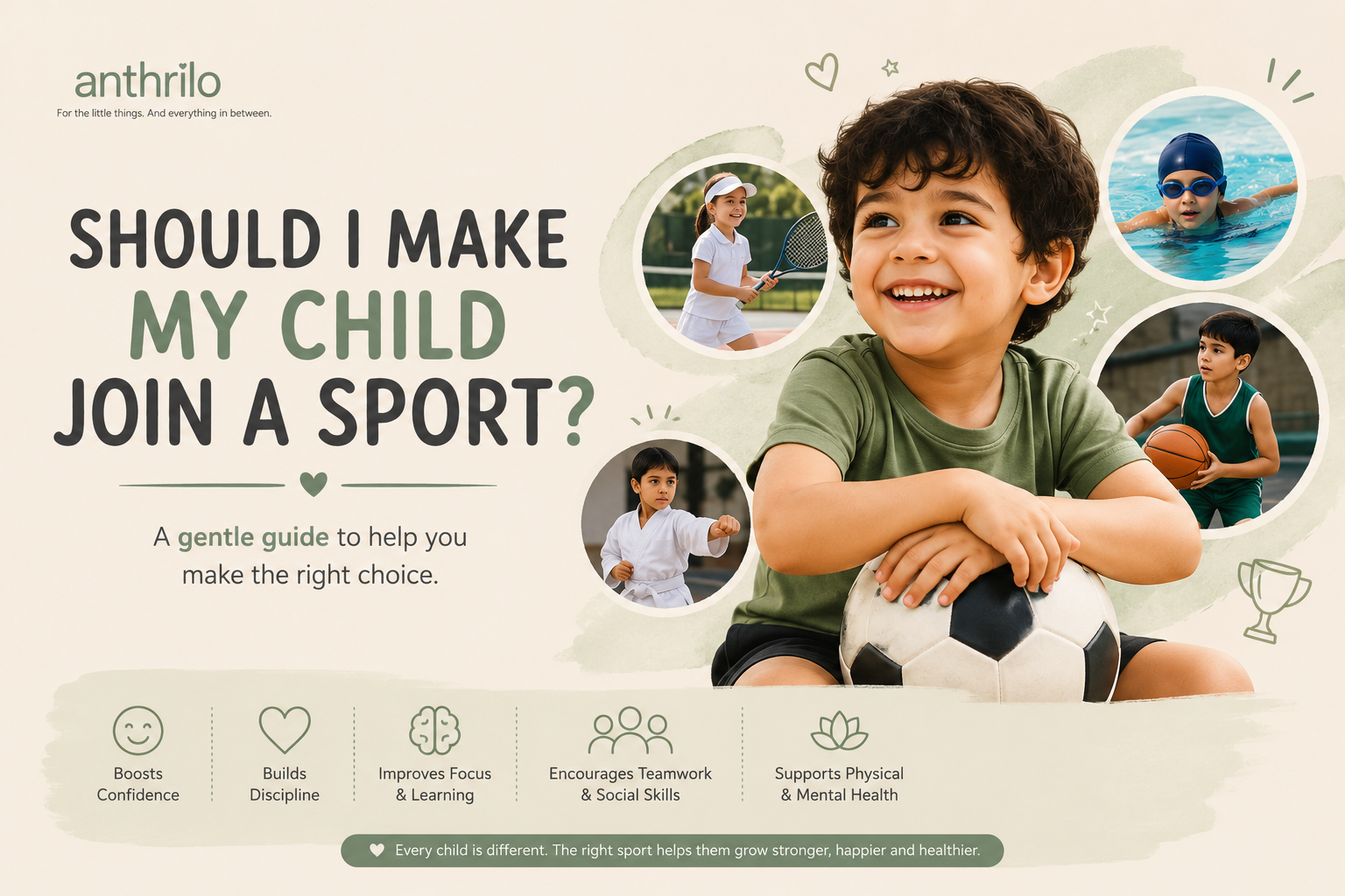 Should I make my child join a sport?