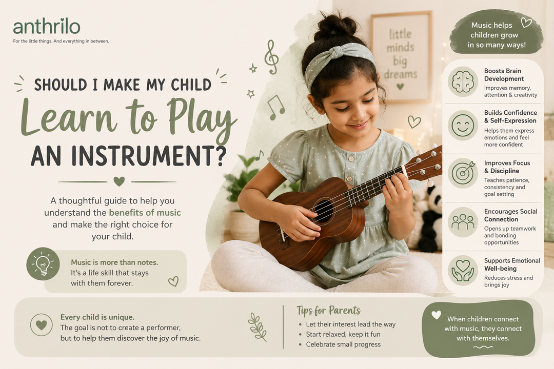 Should I make my child learn to play an instrument?
