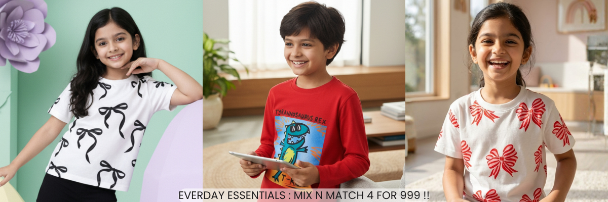 EVERYDAY ESSENTIALS - Any 4 for ₹999