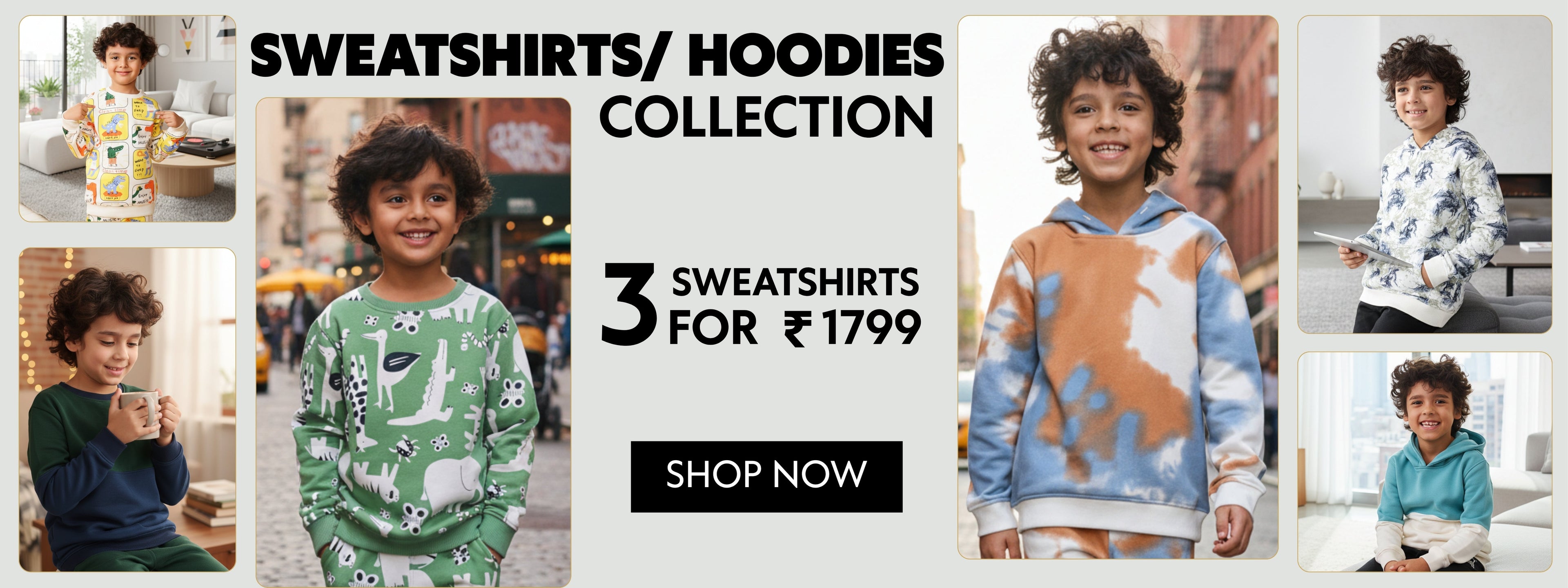 Boys Sweatshirts !! BUY ANY 3 FOR 1799 !!