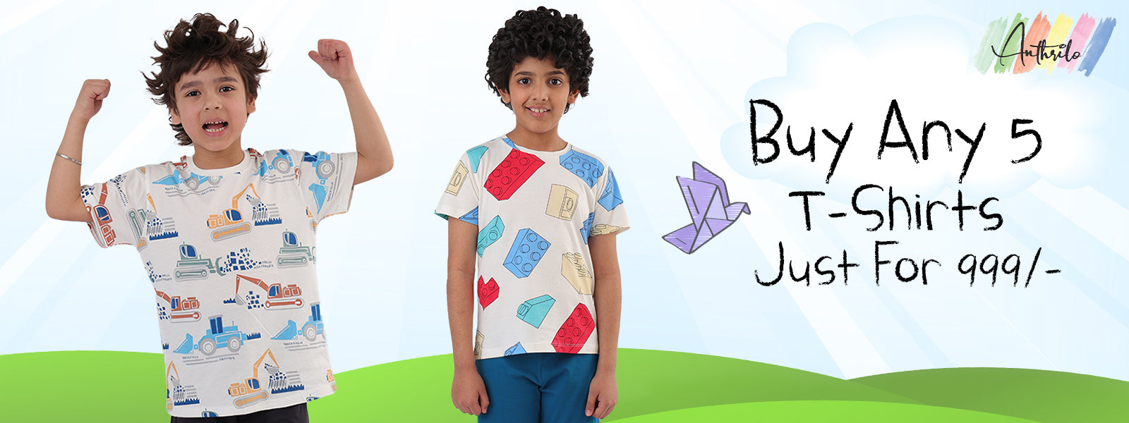 Boys T-Shirts !! BUY ANY 4 FOR 799 !! - Anthrilo 
