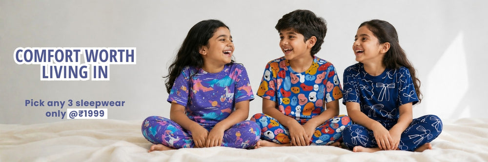 SLEEPWEAR - Any 3 for ₹1999