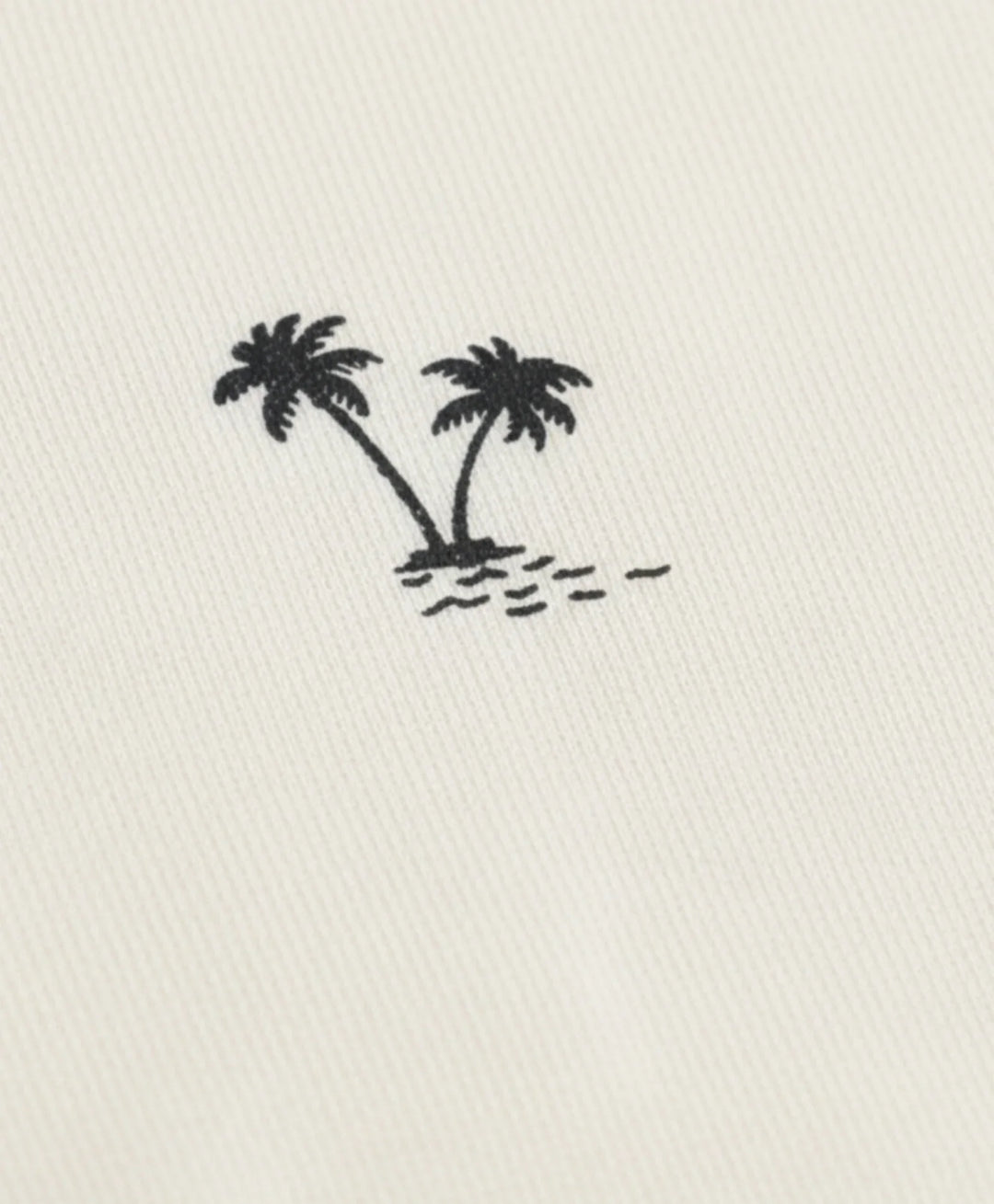 PALM SHORT SLEEVES TSHIRT - WHITE - Anthrilo 