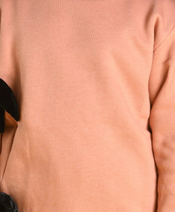 SAND BOW SWEATSHIRT JOGGER SET (FLEECE) - Anthrilo 
