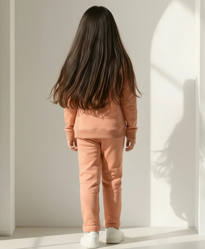SAND BOW SWEATSHIRT JOGGER SET D (FLEECE) - Anthrilo 