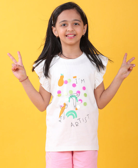 ARTIST SHORT SLEEVES T-SHIRT - WHITE