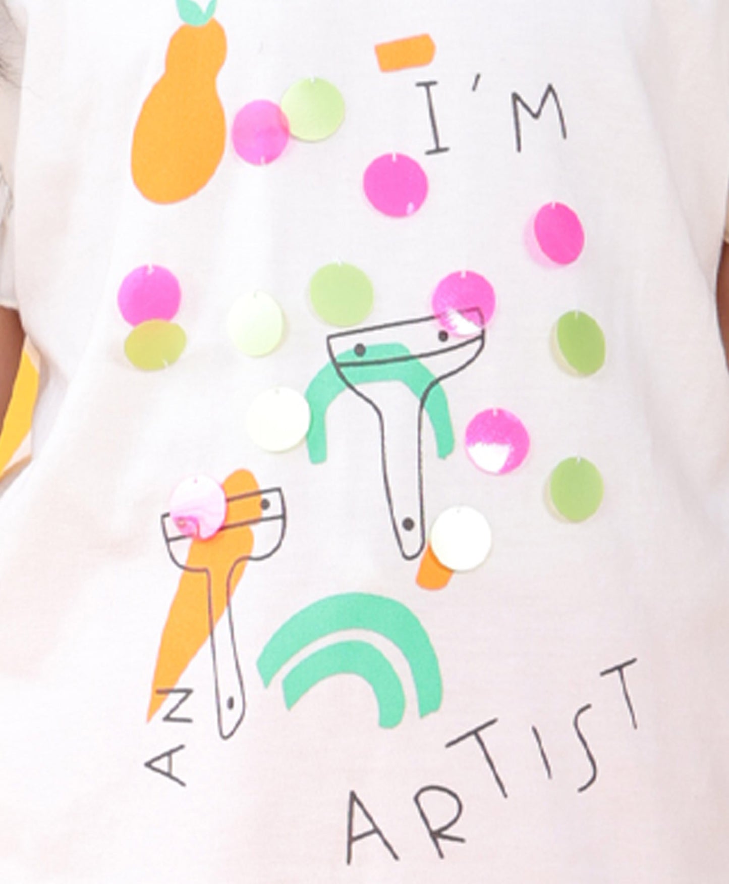 ARTIST SHORT SLEEVES T-SHIRT - WHITE