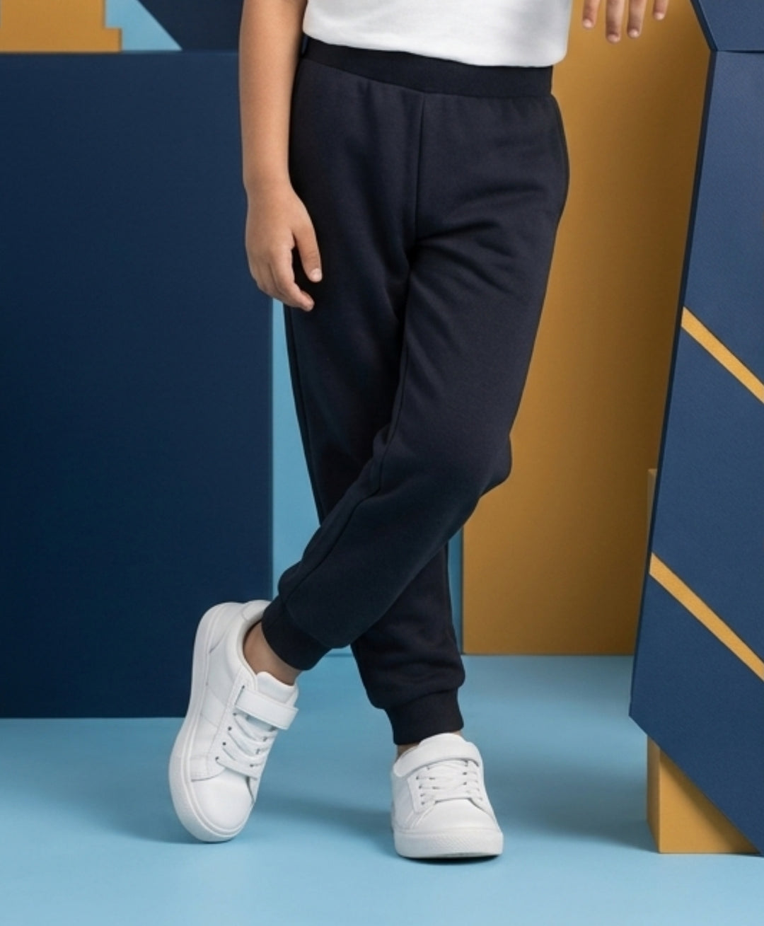 Black Boys Summer Terry Jogger - Black - Anthrilo 